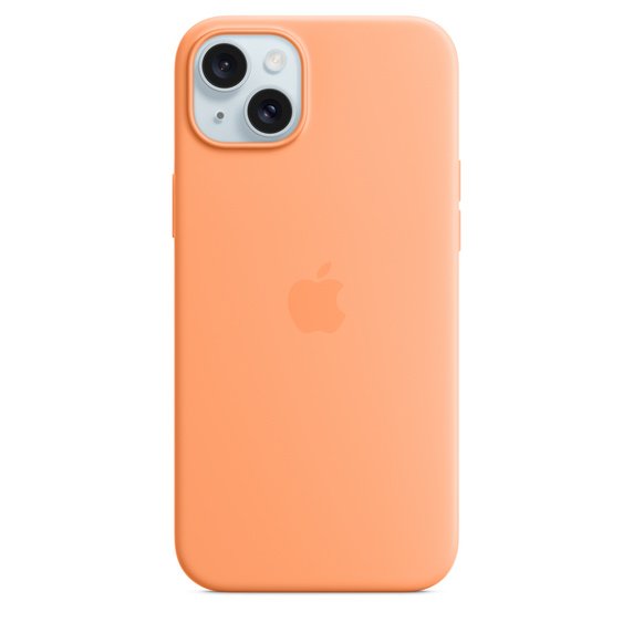 Apple iPhone 15 Plus Silikon Case mit MagSafe