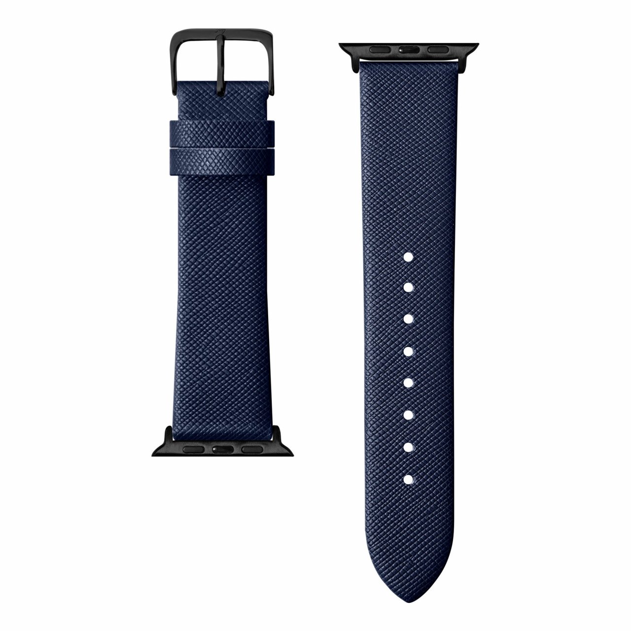 LAUT Prestige Watch Strap für Apple Watch Blau 44mm 45mm 49mm 46mm 42mm (Series 1/2/3) Leder