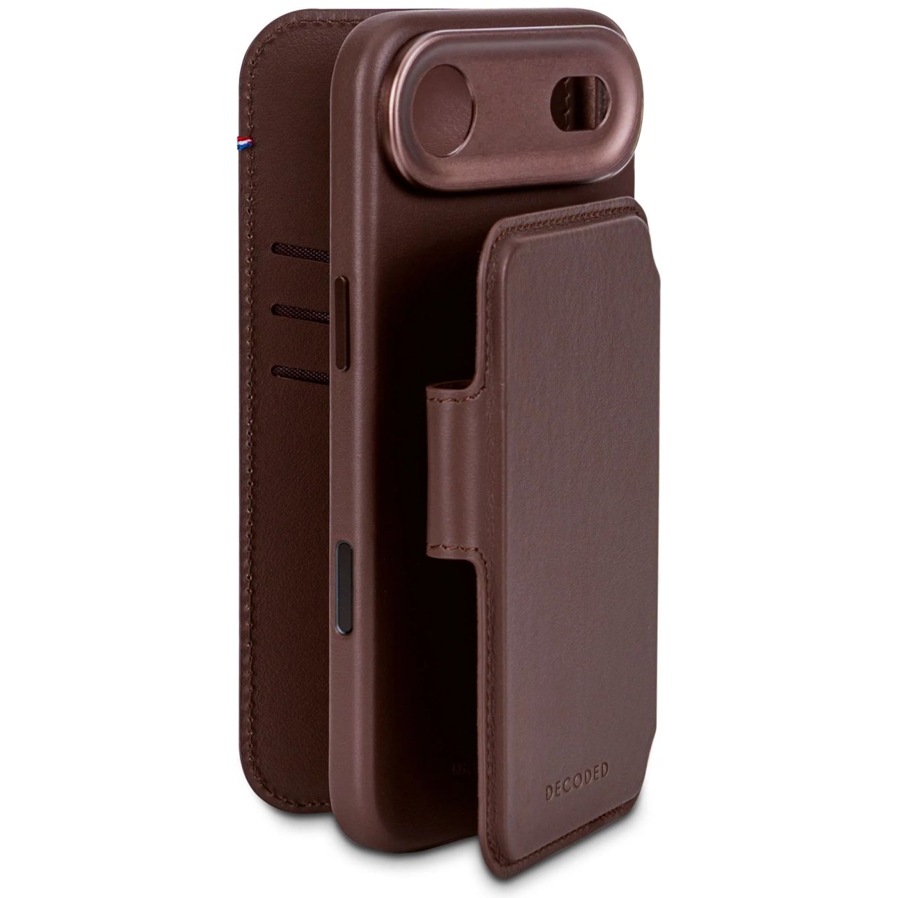 Decoded Detachable Wallet mit MagSafe für iPhone Air Braun iPhone Air Leder
