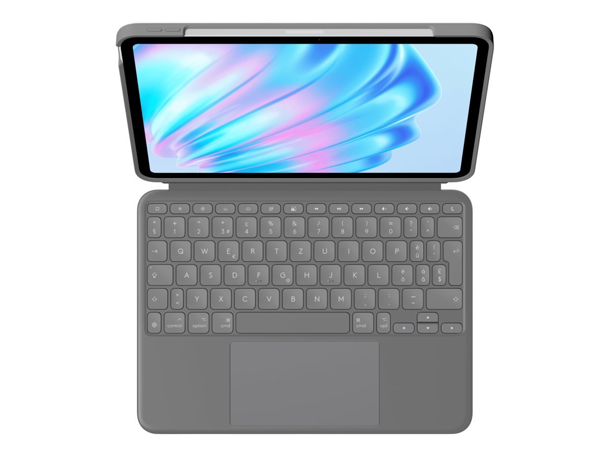Logitech Combo Touch für iPad Air 11" (M2/M3) Grau iPad Air 11" Schweiz Smart Connector