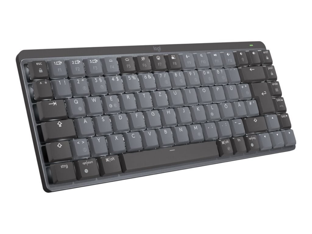 Logitech MX Mechanical Mini Grafit Tactile Quiet Schweiz Bluetooth Kabellos via USB