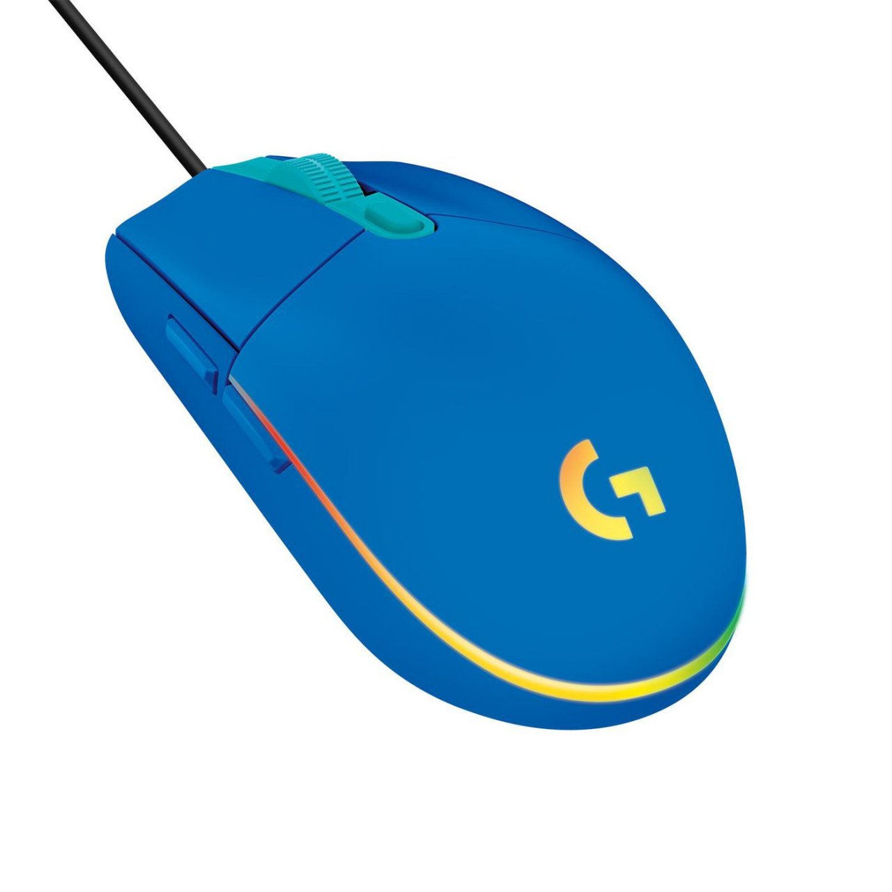 Logitech G203 Gamingmaus Blau USB-A Kabelgebunden