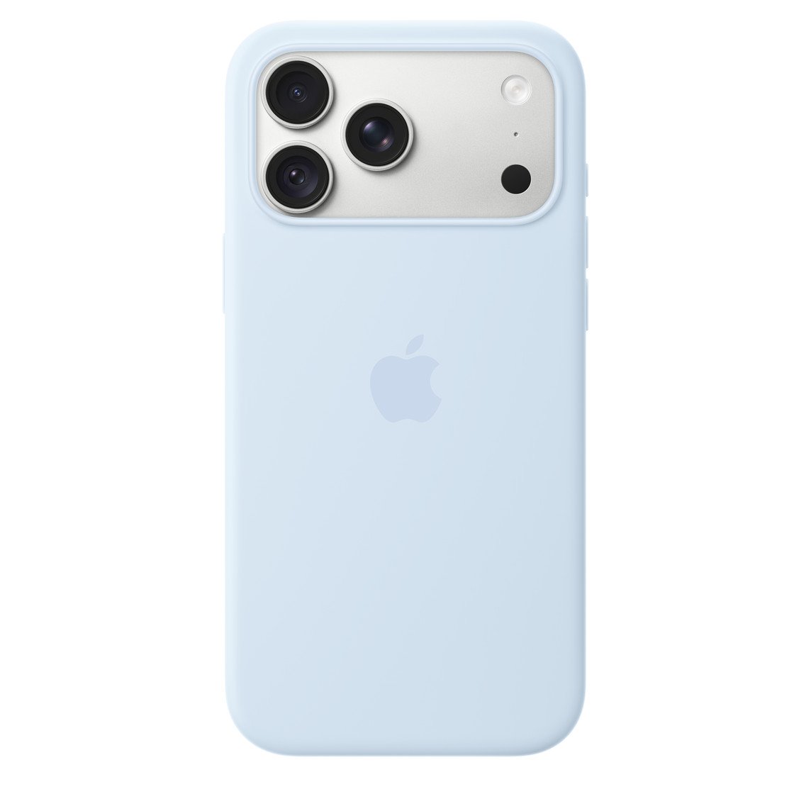 Apple iPhone 18 Pro Max Silikon Case mit MagSafe Klarblau iPhone 18 Pro Max