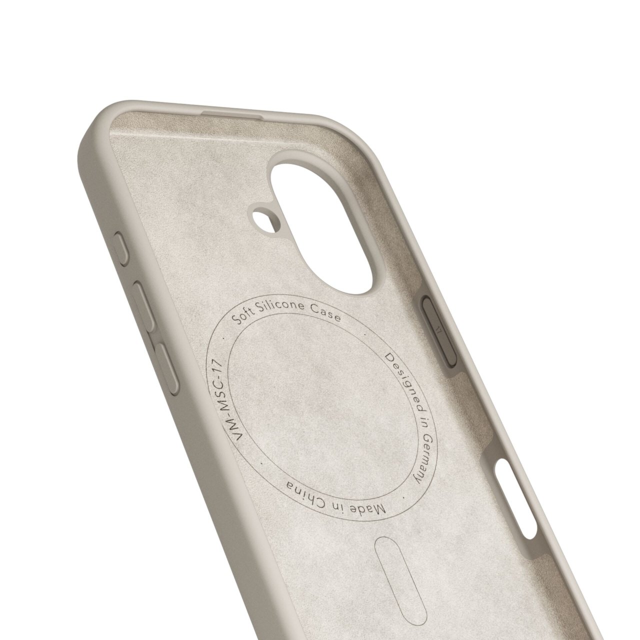 Vonmählen Soft Silikon Case für iPhone 17 Cream iPhone 17 Silikon