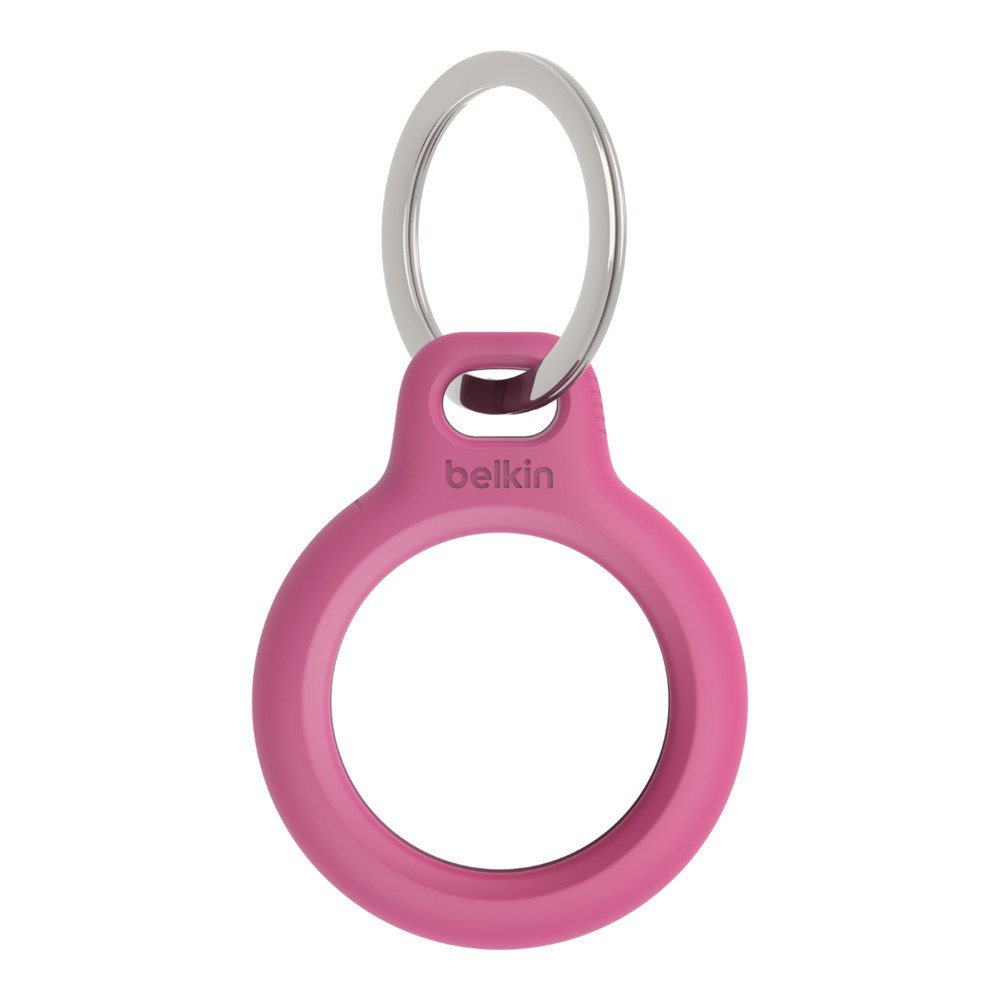 Belkin Anhänger mit Schlüsselring für AirTag Rosa AirTag Polycarbonat
