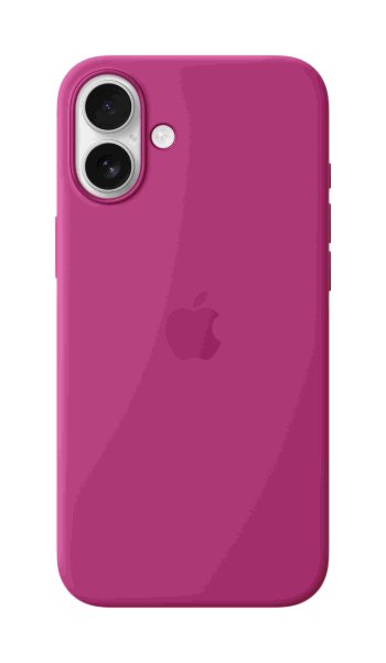 Apple iPhone 16 Plus Silikon Case mit MagSafe, Fuchsia