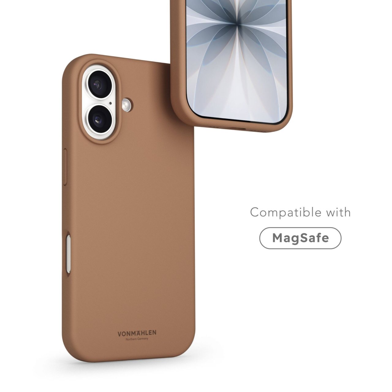 Vonmählen Soft Silikon Case für iPhone 17 Dark Cream iPhone 17 Silikon