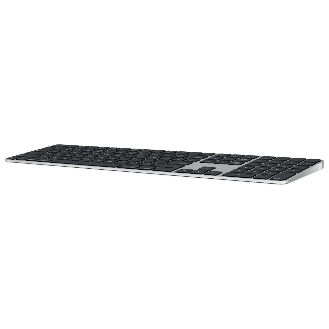 Apple Magic Keyboard mit Touch ID und Ziffernblock (USB-C) Silber/Schwarz Englisch International 2 - 3 W Bluetooth