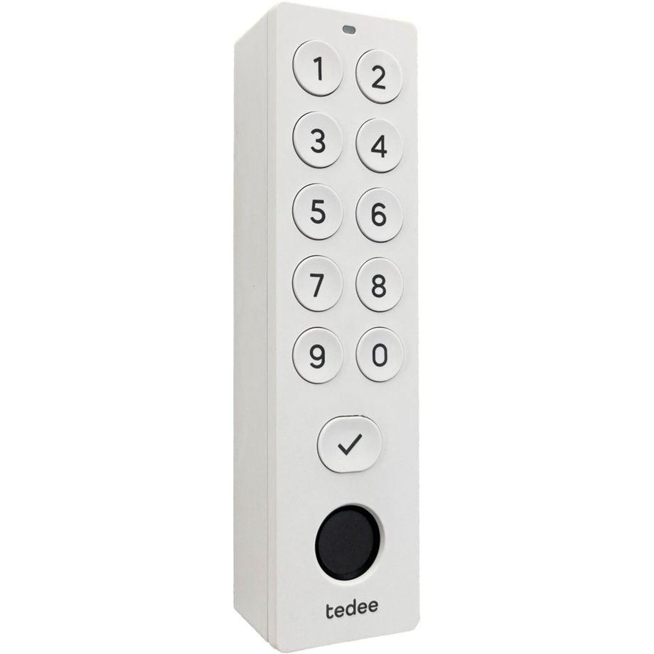 Tedee Keypad Pro Smartes Tastenfeld für Türschloss Weiß Türschloss