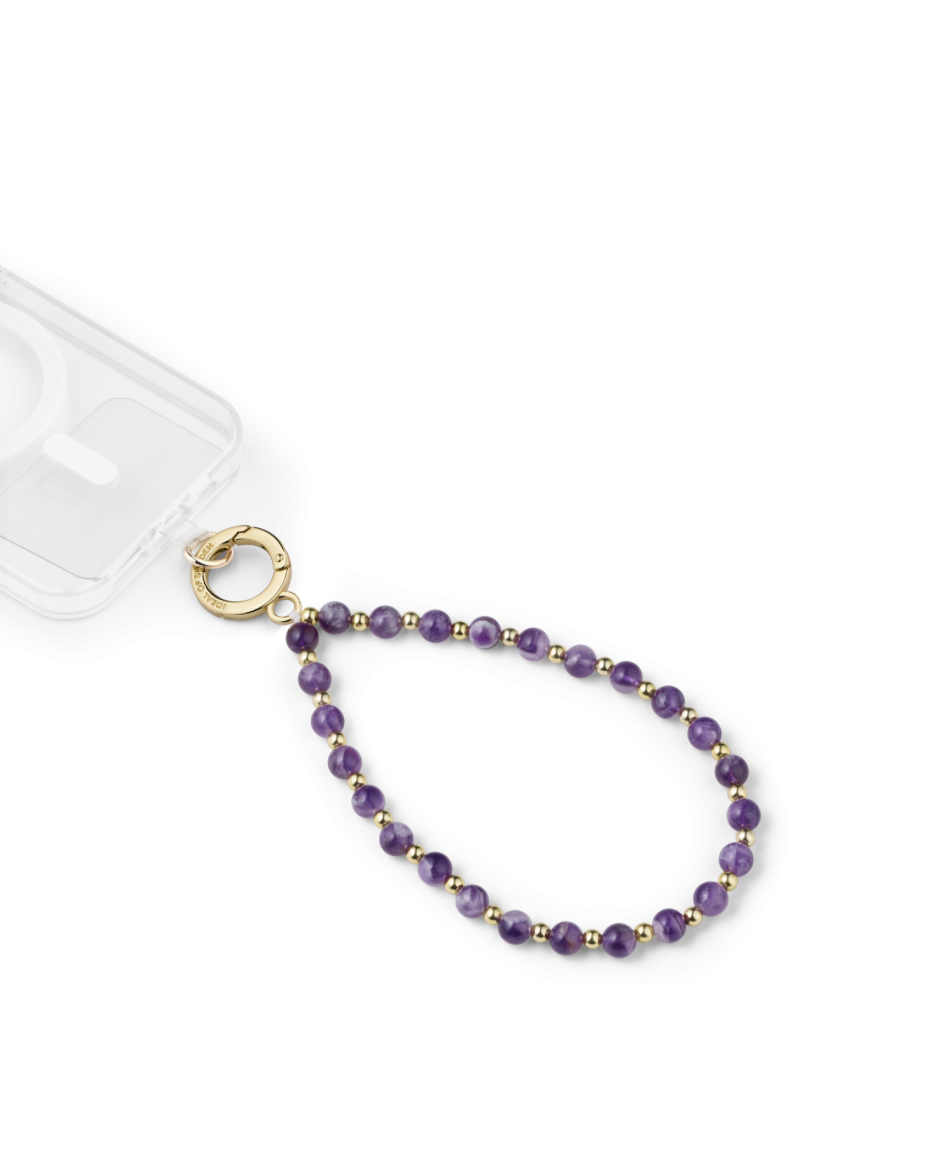 Ideal of Sweden Phone Wristlet Strap Amethyst