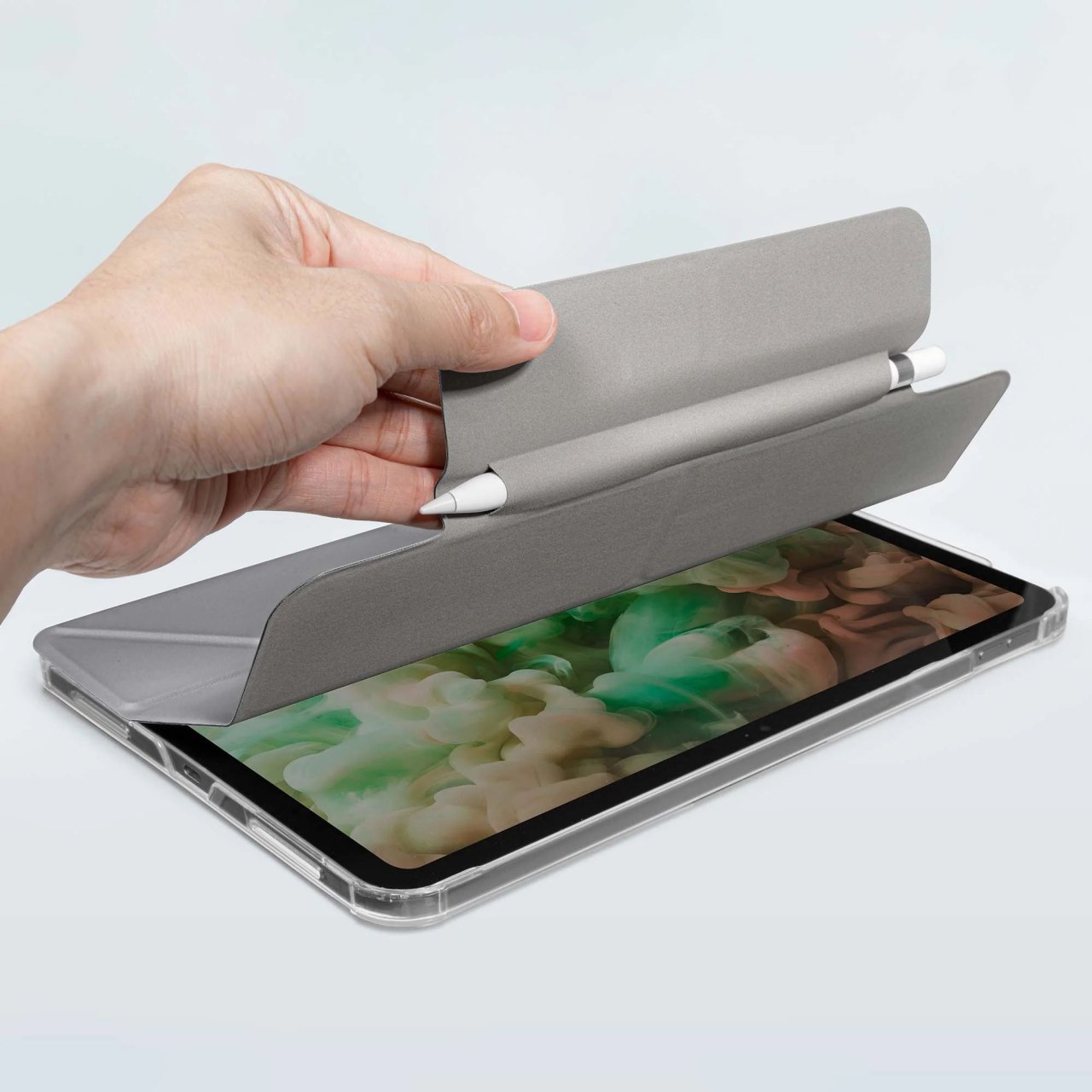LAUT HUEX Folio Case für iPad Air 13" (M2/M3) Grau iPad Air 13" Kunststoff