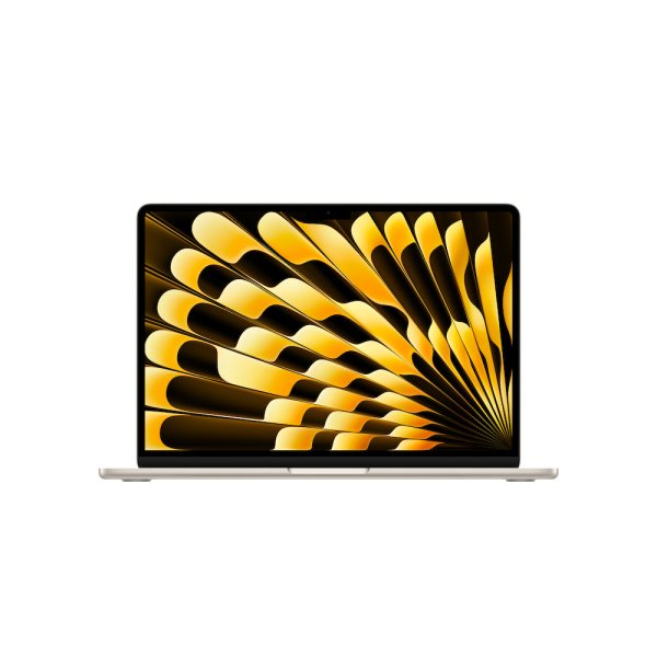 Apple MacBook Air 13", Polarstern, M4 Chip mit 10-Core CPU, 8-Core GPU und 16-Core Neural Engine, 16