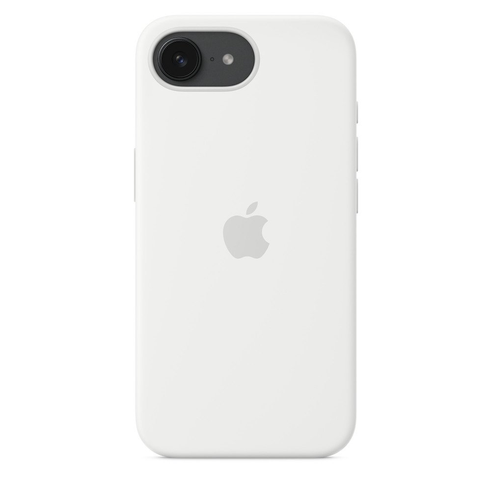 Apple iPhone 16e Silikon Case Weiß iPhone 16e Silikon