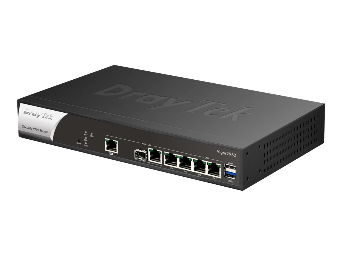 DrayTek Vigor 2962 4-Port-Switch, 1GbE, 2.5GbE
