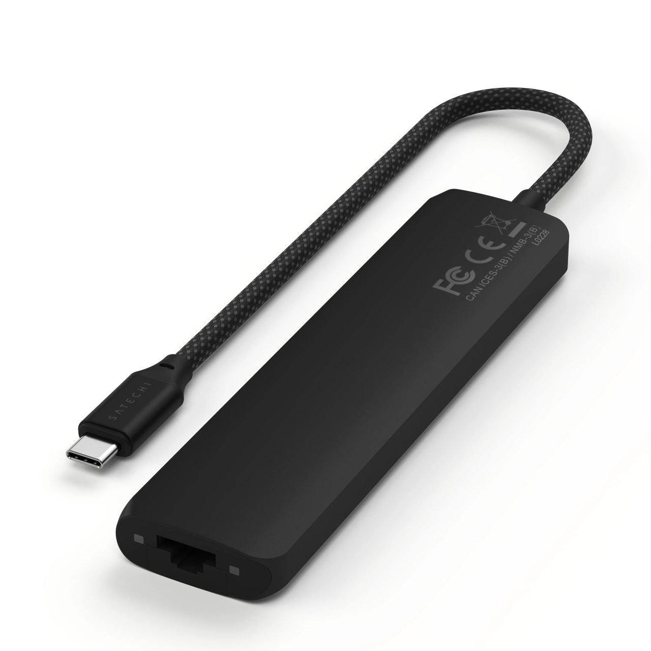 Satechi USB-C Slim Multi-Port Hub (7 in 1) Schwarz USB-C 100W 7 in 1
