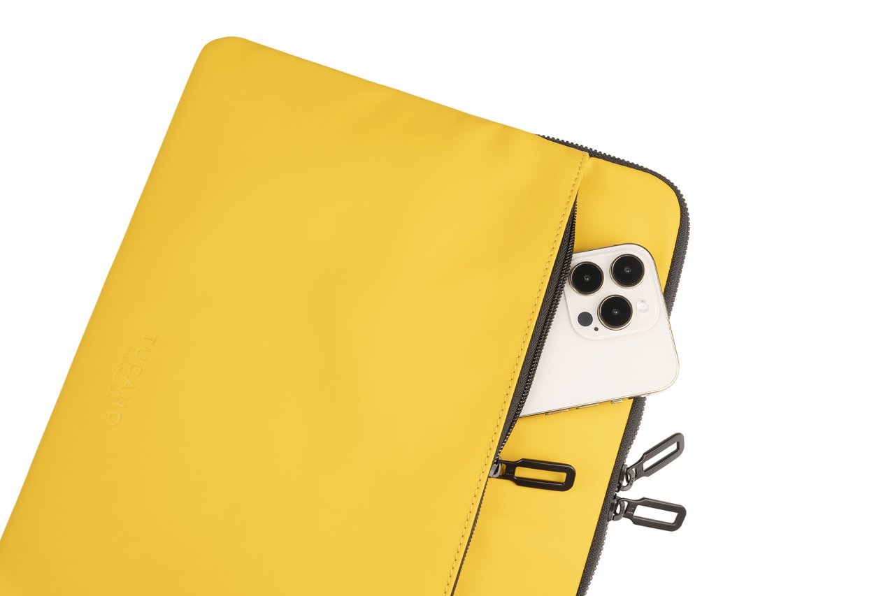 Tucano Gommo Sleeve für MacBook Neo Gelb 13" Notebook 14" Notebook Polyurethan