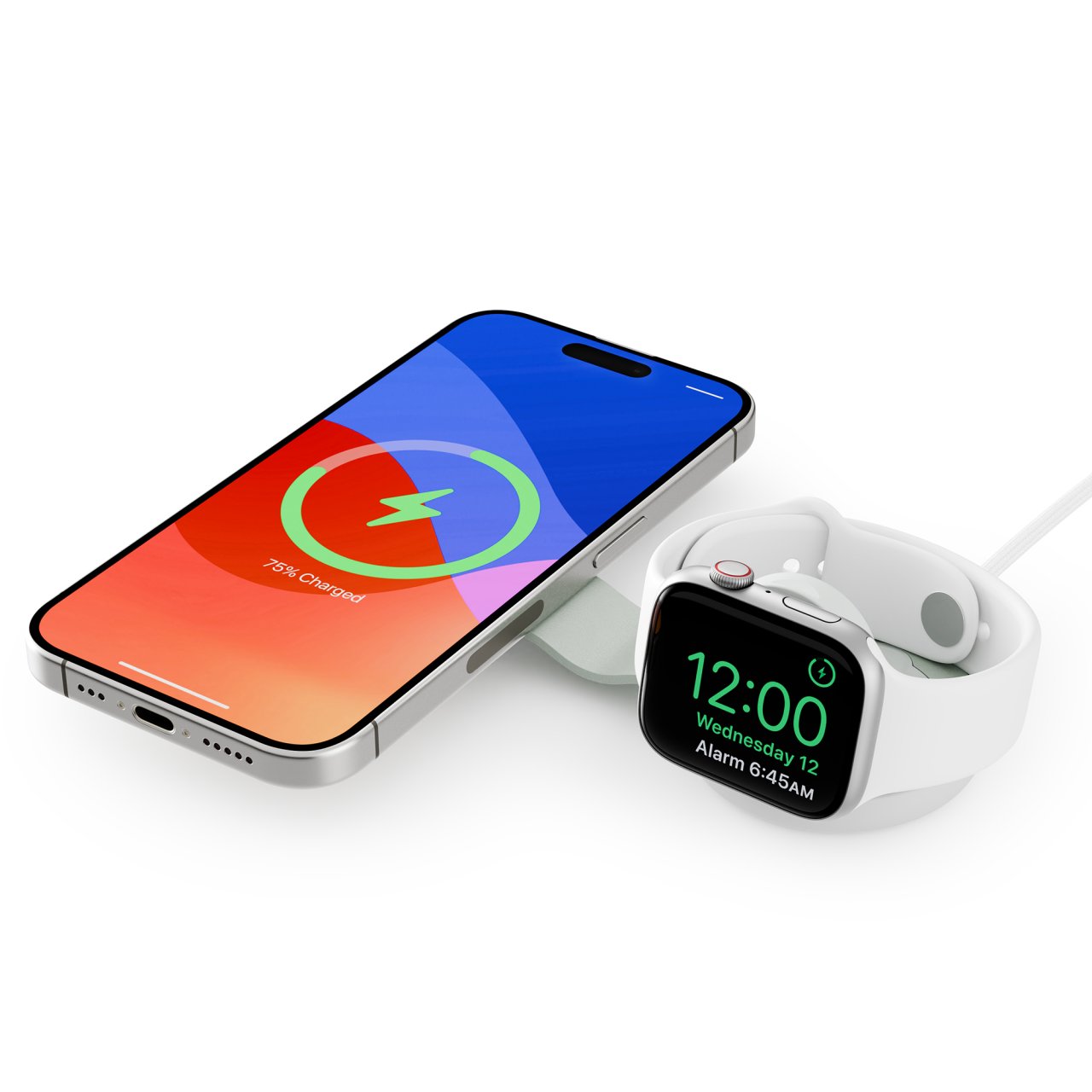 Twelve South Butterfly SE Qi2 Wireless Charger Weiß 15W 2 in 1