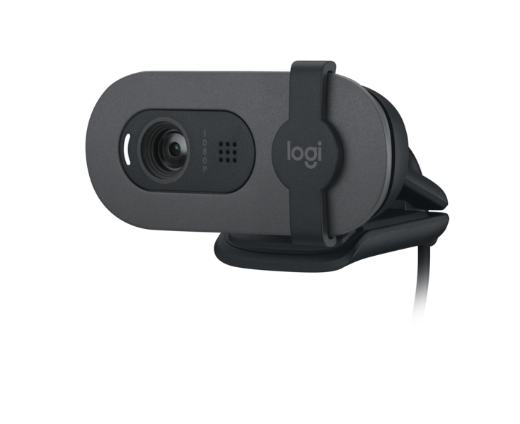 Logitech BRIO 100 Webcam Grafit 1920 x 1080 (Full HD) USB-A Kabelgebunden