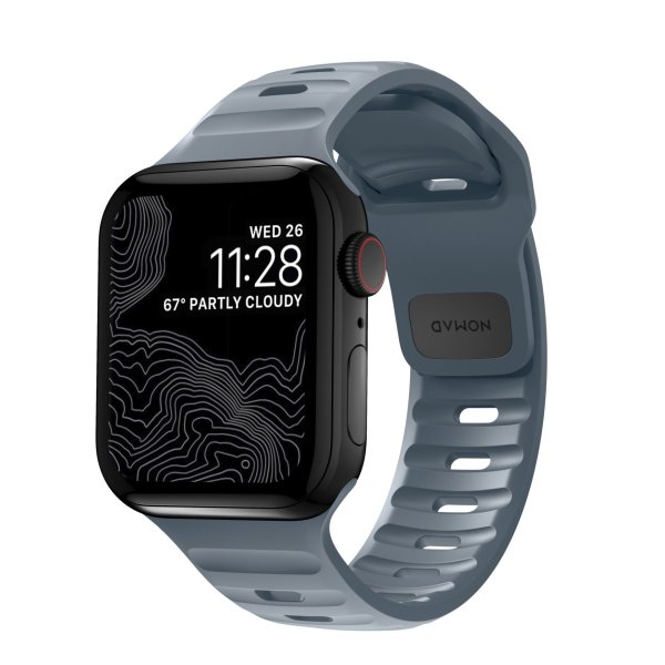 Nomad Sportarmband für Apple Watch 42/44/45/49mm, Blau