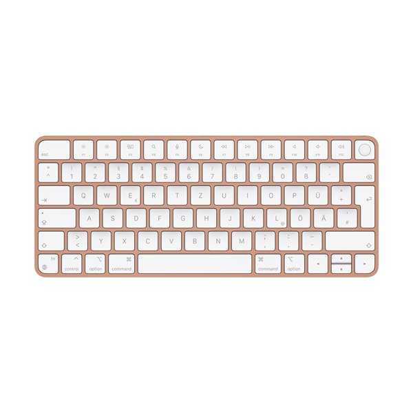 Apple Magic Keyboard mit Touch ID Orange Deutsch 2 - 3 W Bluetooth