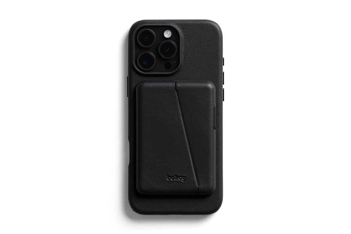Bellroy Leder Case inkl. magnetischem Wallet für iPhone 16 Pro Schwarz iPhone 16 Pro Leder