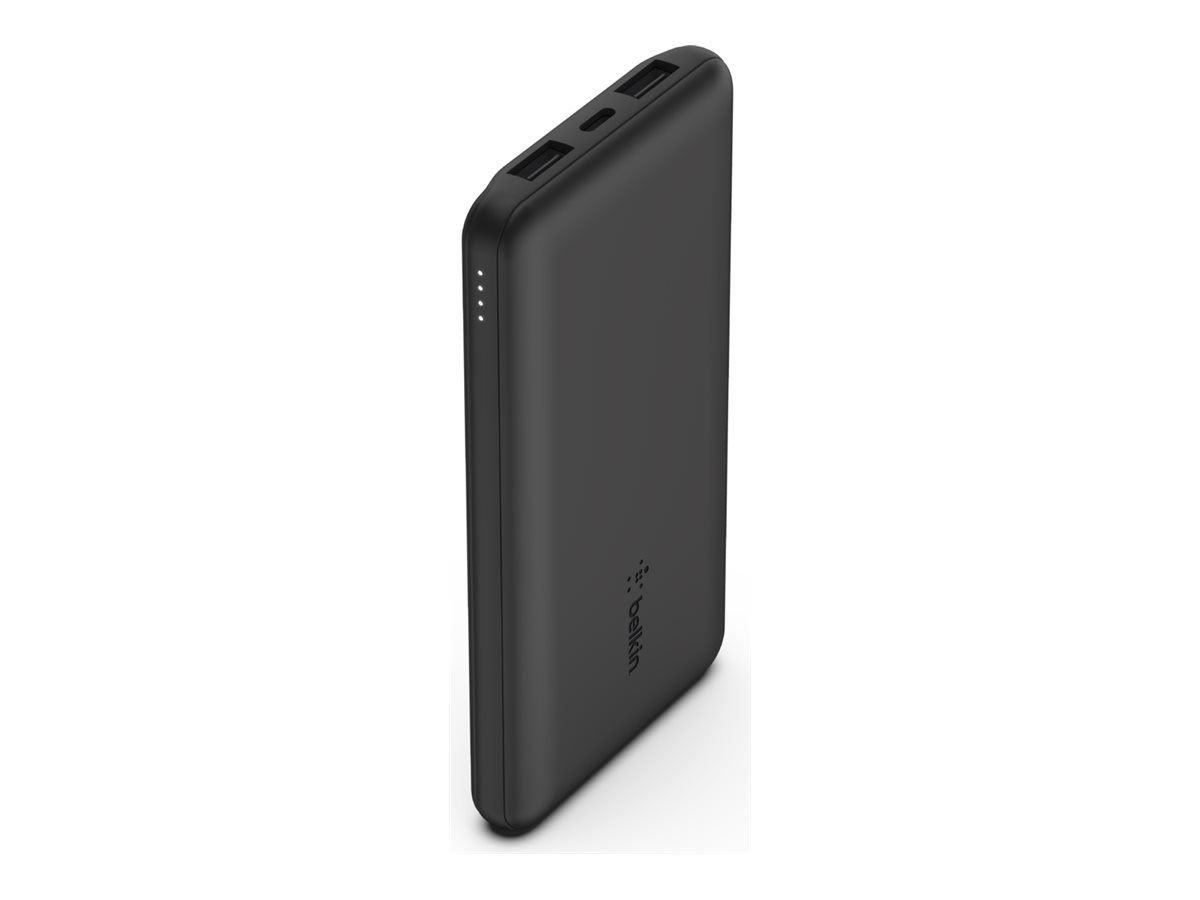 Belkin Powerbank inkl. Kabel Schwarz USB-C + USB-A 10000 mAh