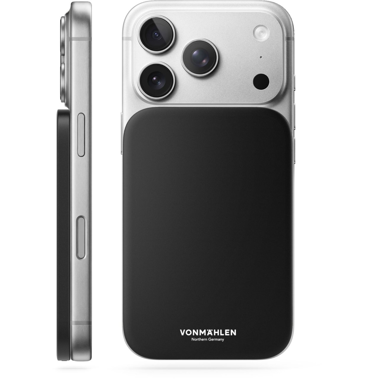 Vonmählen Evergreen Mag QI2 Powerbank Schwarz USB-C 3.000mAh