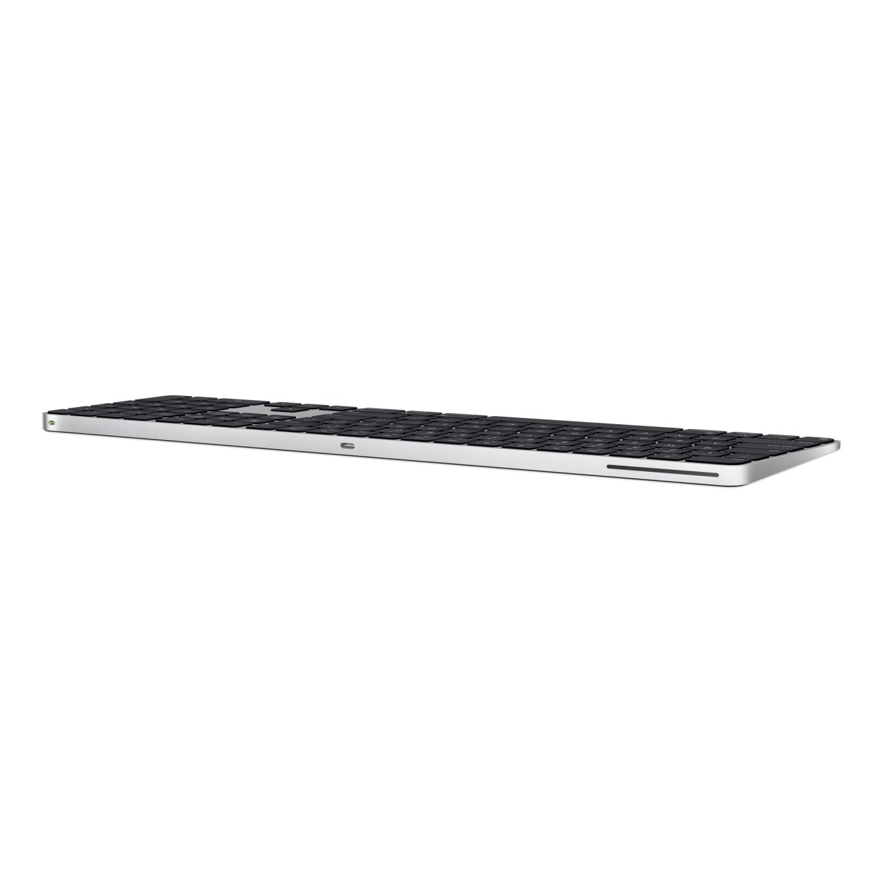 Apple Magic Keyboard mit Touch ID und Ziffernblock (USB-C) Silber/Schwarz US Englisch 2 - 3 W Bluetooth