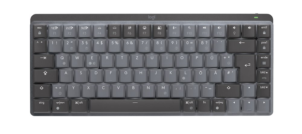 Logitech MX Mechanical Mini Grafit Linear Deutsch Bluetooth Kabellos via USB