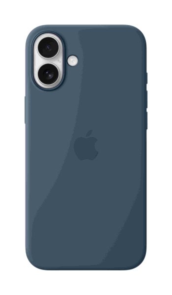 Apple iPhone 16 Plus Silikon Case mit MagSafe, Denim