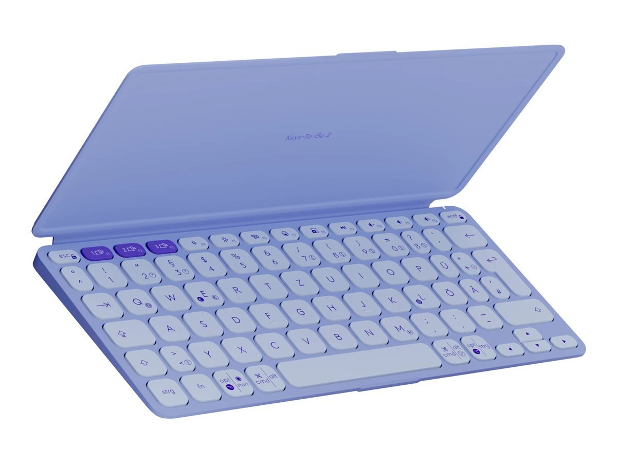 Logitech Keys-To-Go 2 Flieder Deutsch Bluetooth