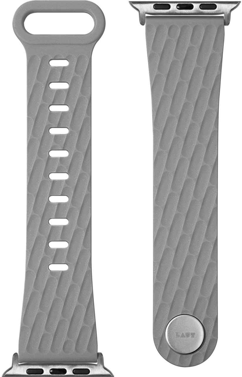 LAUT Active 2.0 Sportarmband Grau 38mm 40mm 41mm 42mm (Series 10) Silikon