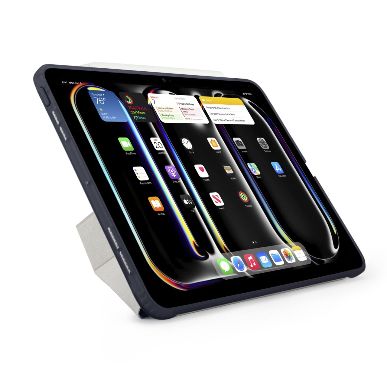 Pipetto Origami No1 Original Case für iPad Pro 13" (M4) Dunkelblau iPad Pro 13"