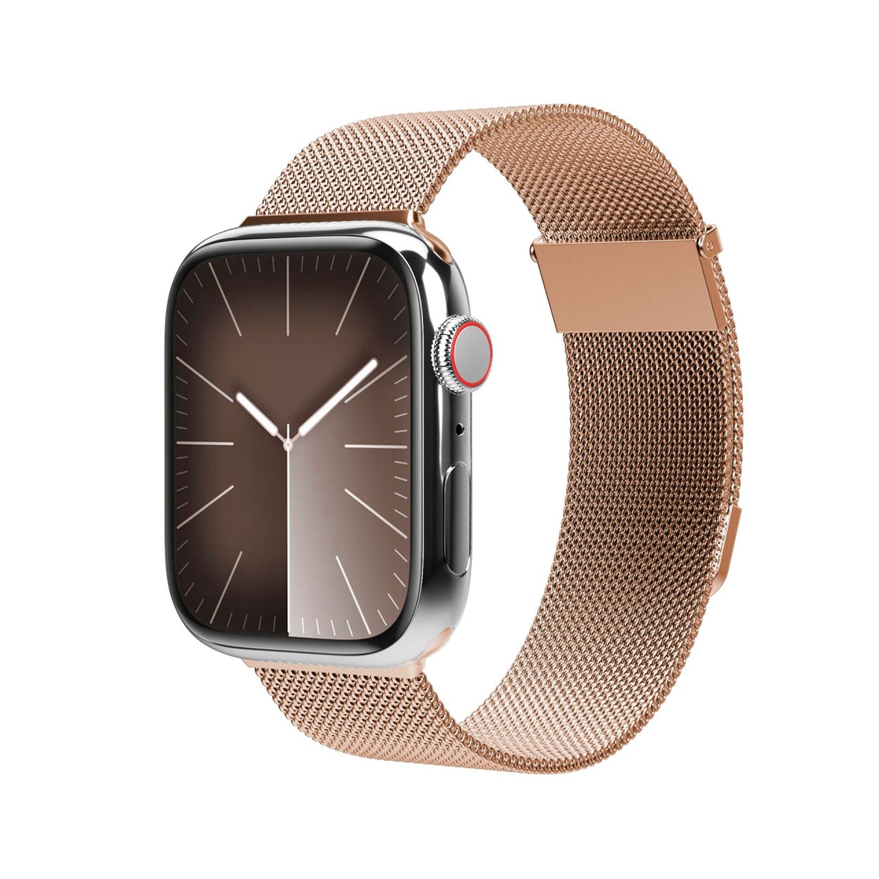 Vonmählen Milanese Loop 2 für Apple Watch Roségold 38/40/41/42mm (Series 10/11) Edelstahl