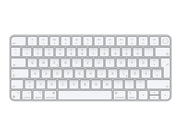 Apple Magic Keyboard mit Touch ID für Mac mit Apple Chip, Deutsch, Silber (Bulk, ohne Verpackung)