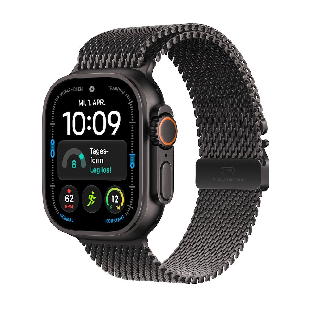 Apple Watch Ultra 4 Milanaise Armband Titan