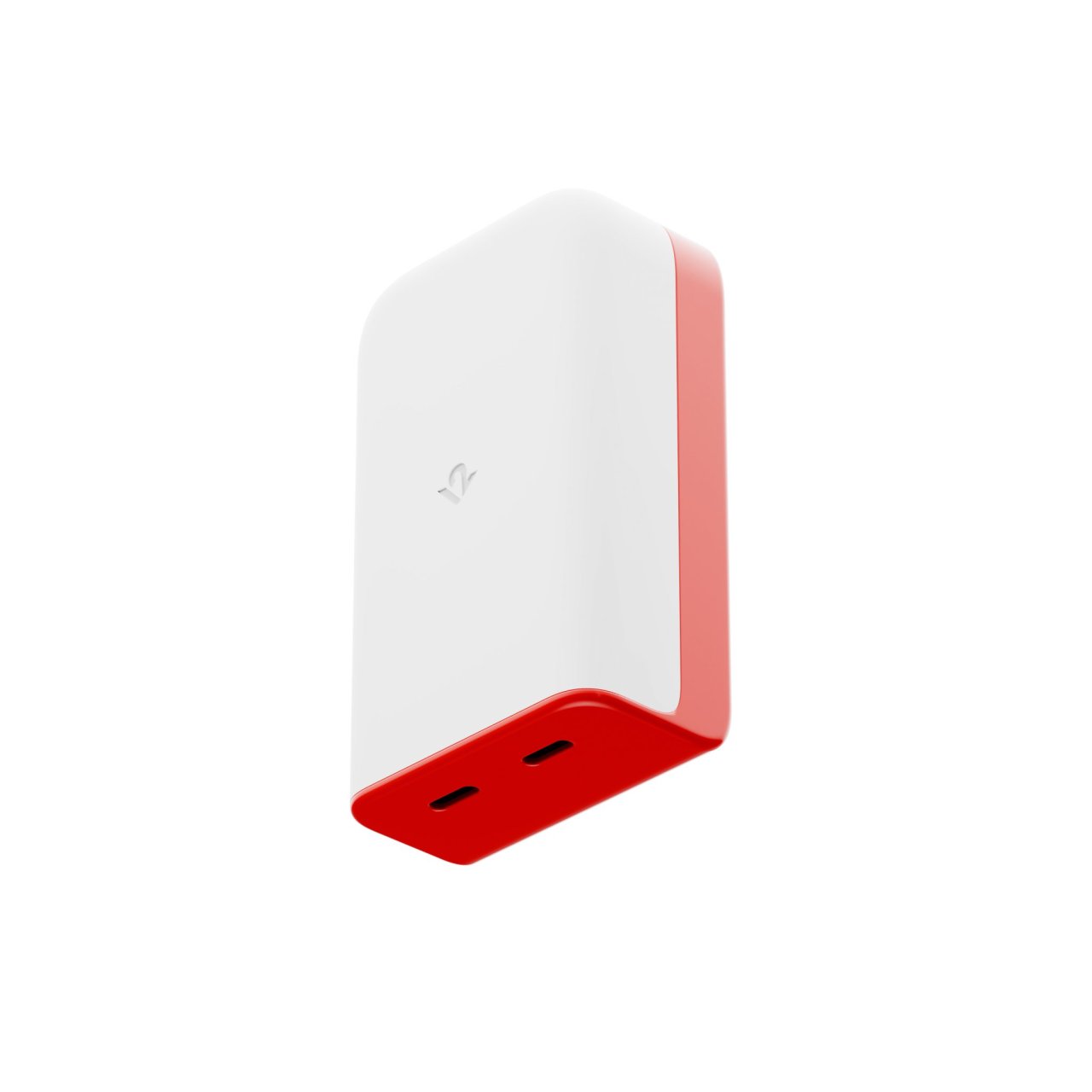 Twelve South PlugBug Travel Power Adapter mit Apple Find My Weiß/Rot USB-C 50W