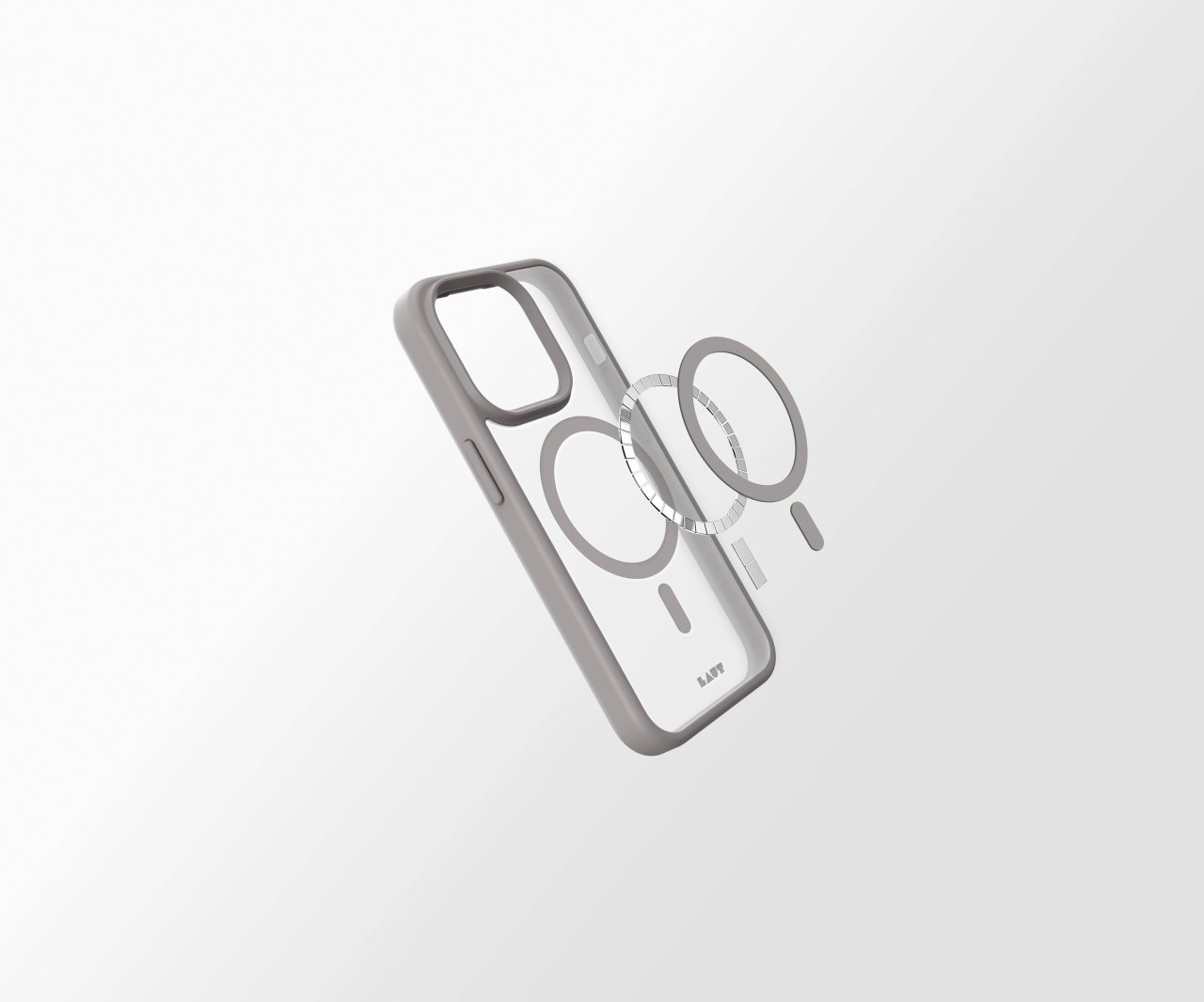 LAUT Huex Protect Case für iPhone 15 Pro Grau iPhone 15 Pro Kunststoff