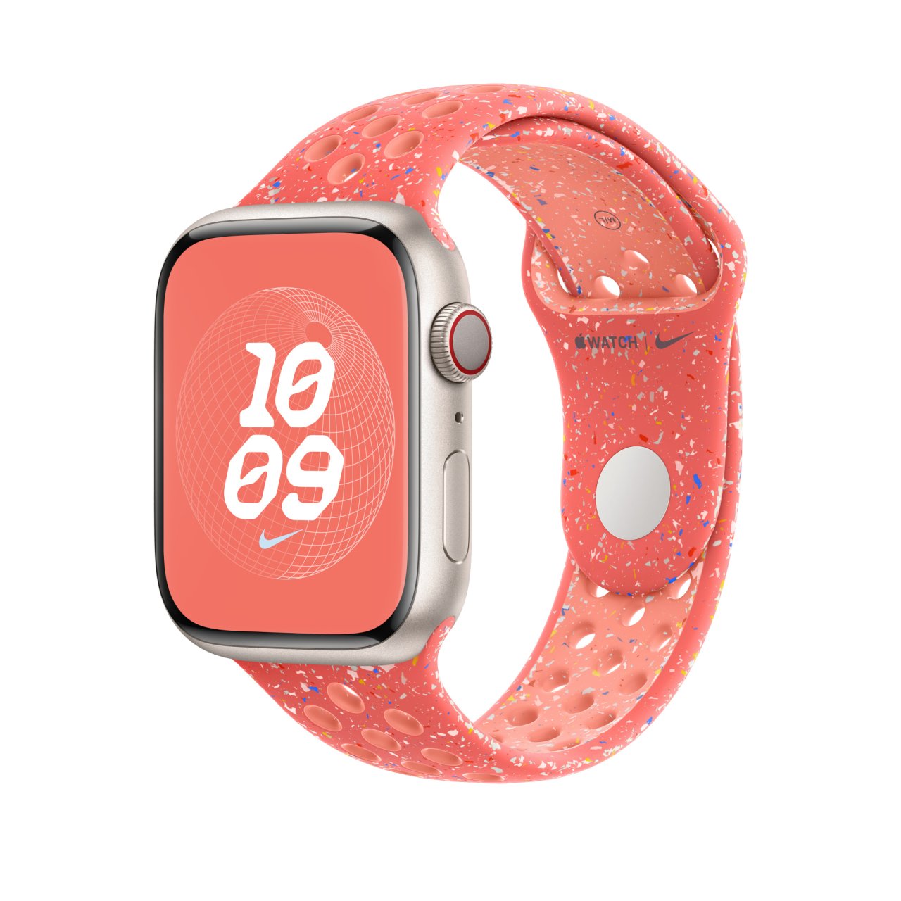 Apple Nike Sportarmband, Magic Ember, 42 (Series 1/2/3)/44/45/46/49mm, S/M
