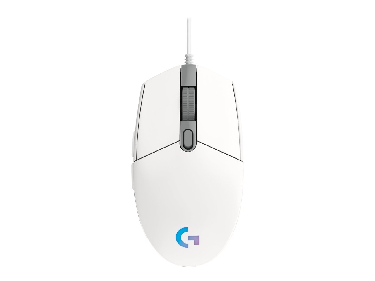 Logitech G203 Gamingmaus Weiß USB-A Kabelgebunden