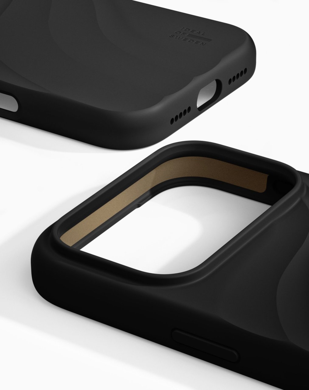 Ideal of Sweden Soft Swirl Case MagSafe iPhone 17 Pro Max / 18 Pro Max Velvet Black iPhone 17 Pro Max iPhone 18 Pro Max