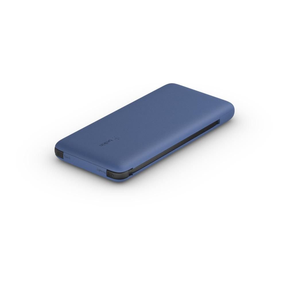 Belkin Powerbank mit integrierten USB-C + Lightning Kabeln