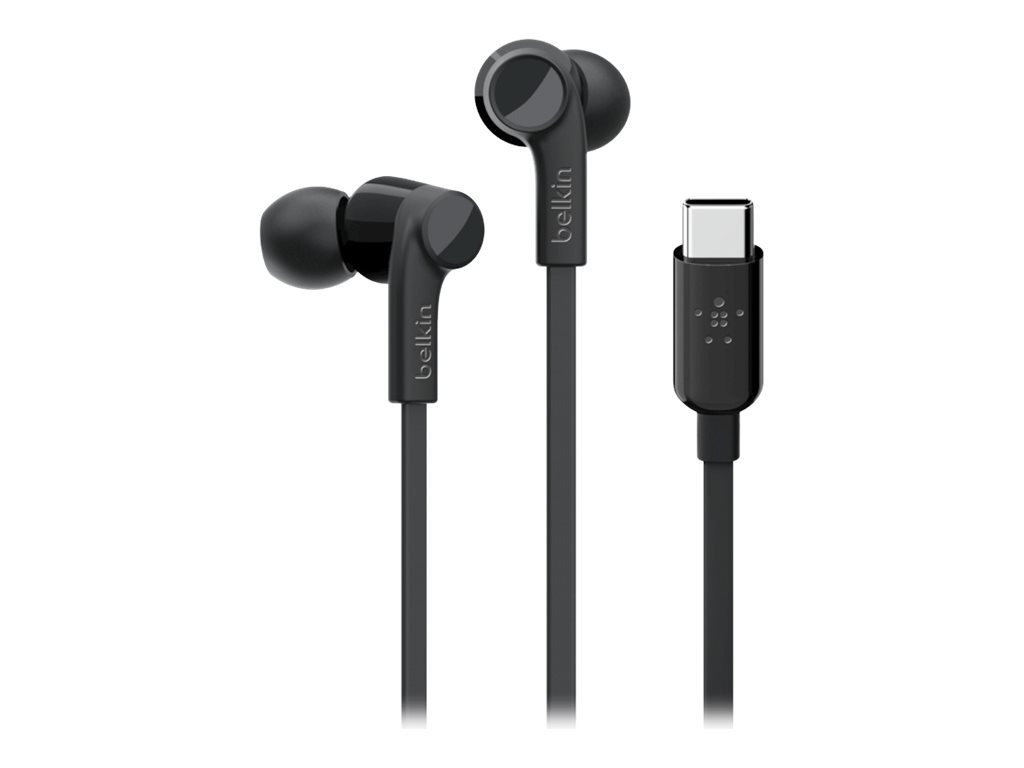 Belkin ROCKSTAR Kopfhörer Schwarz USB-C In-Ear Kabelgebunden