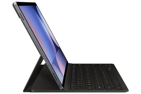 Samsung Book Cover Slim Tastatur für Galaxy Tab S10+/S9+/S9 FE+, Deutsch, Schwarz