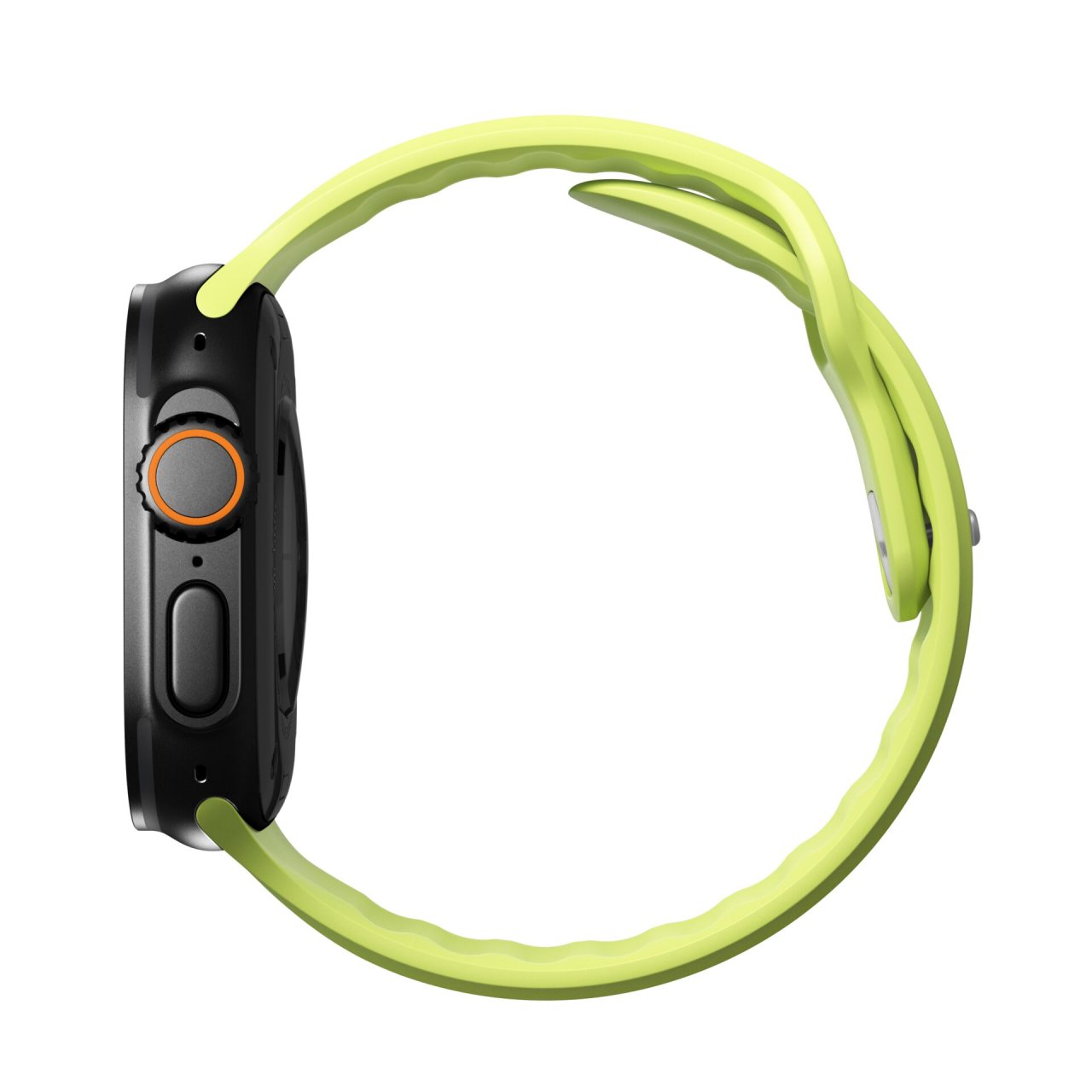 Nomad Tempo Band für Apple Watch Lime 42 (Series 1/2/3)/44/45/46/49mm Silikon