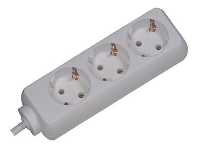 Bachmann SELLY, Steckdosenleiste, 3m, Ausgangsanschlüsse: 3, Weiß