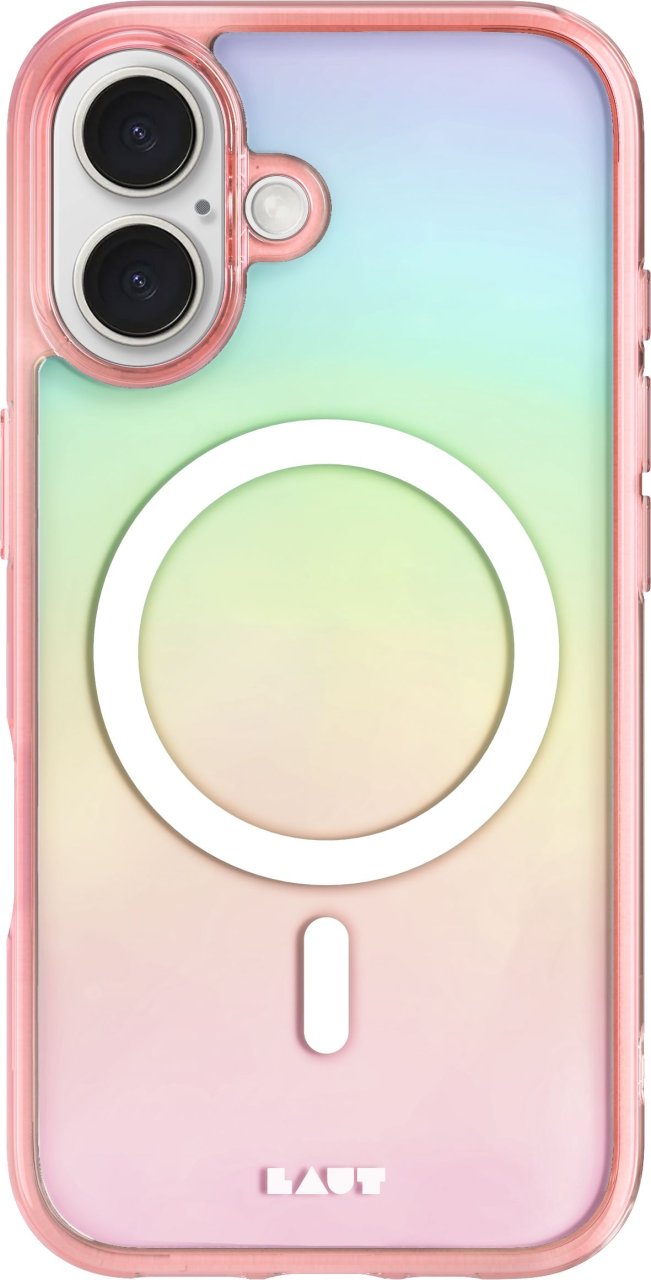 LAUT Holo Case für iPhone 16 Pink iPhone 16 Kunststoff