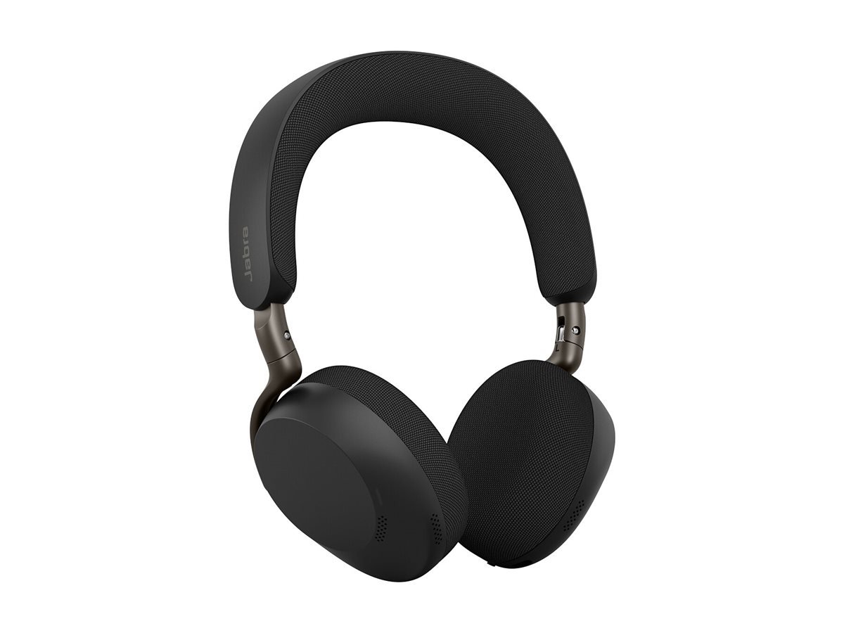 Jabra Evolve3 75 UC On-Ear Bluetooth Headset kabellos mit Mikrofon, Ladestation & ANC