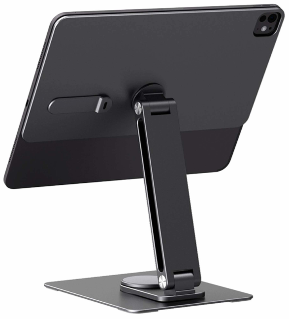 smart things sNaps 11" Tischständer mit Smart Connector Lademöglichkeit Anthrazit USB-C 1,2m