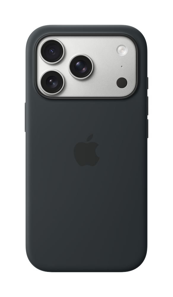 Apple iPhone 17 Pro Silikon Case mit MagSafe Schwarz iPhone 17 Pro Silikon
